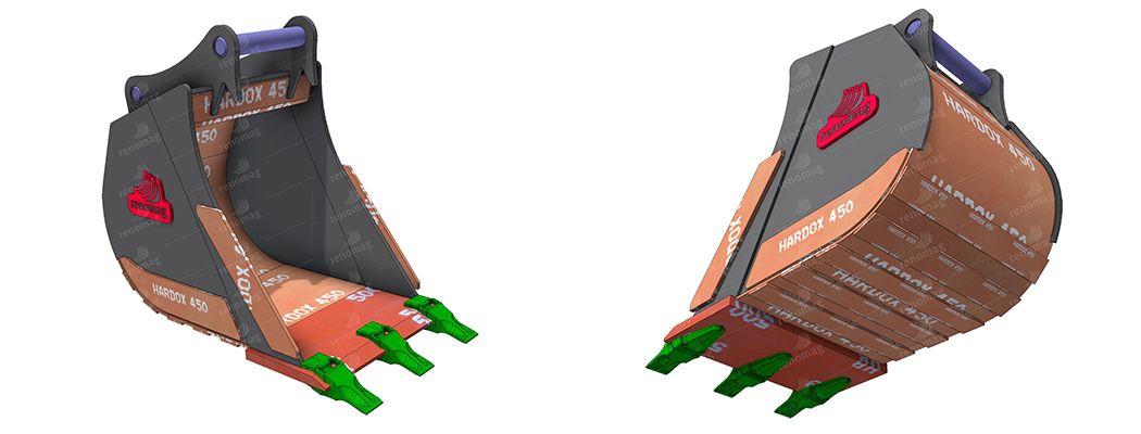 Buckets for Mini Excavators and Backhoe Loaders