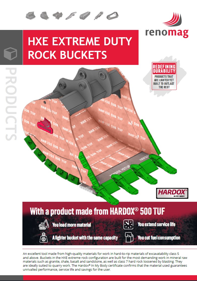 HXE EXTREME DUTY ROCK BUCKETS (EN)